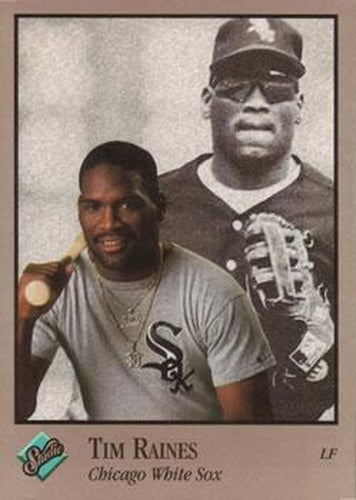 #156 Tim Raines - Chicago White Sox - 1992 Studio Baseball