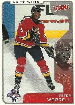 #156 Peter Worrell - Florida Panthers - 2001-02 Upper Deck Victory Hockey