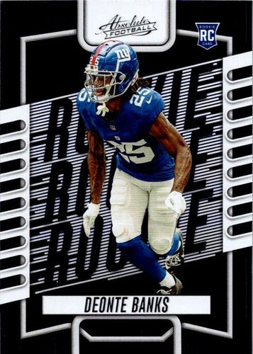 #156 Deonte Banks - New York Giants - 2023 Panini Absolute Football