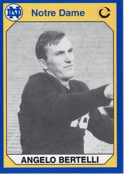 #156 Angelo Bertelli - Notre Dame Fighting Irish - 1990 Collegiate Collection Notre Dame Football