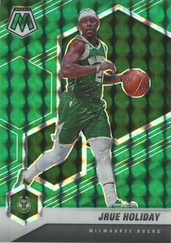 #156 Jrue Holiday - Milwaukee Bucks - 2020-21 Panini Mosaic - Mosaic Green Basketball