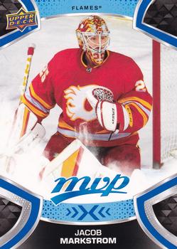 #156 Jacob Markstrom - Calgary Flames - 2021-22 Upper Deck MVP - Blue Hockey