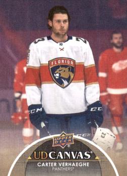 #C156 Carter Verhaeghe - Florida Panthers - 2021-22 Upper Deck - UD Canvas Hockey