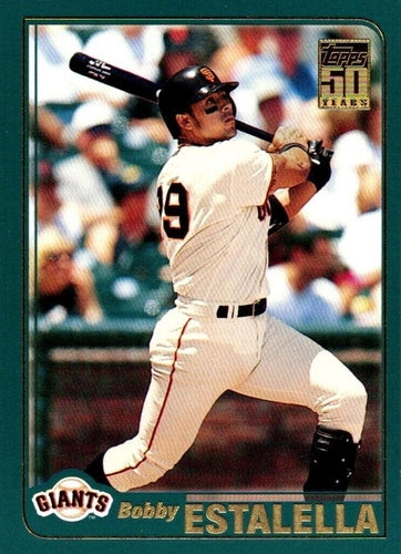 #157 Bobby Estalella - San Francisco Giants - 2001 Topps Baseball