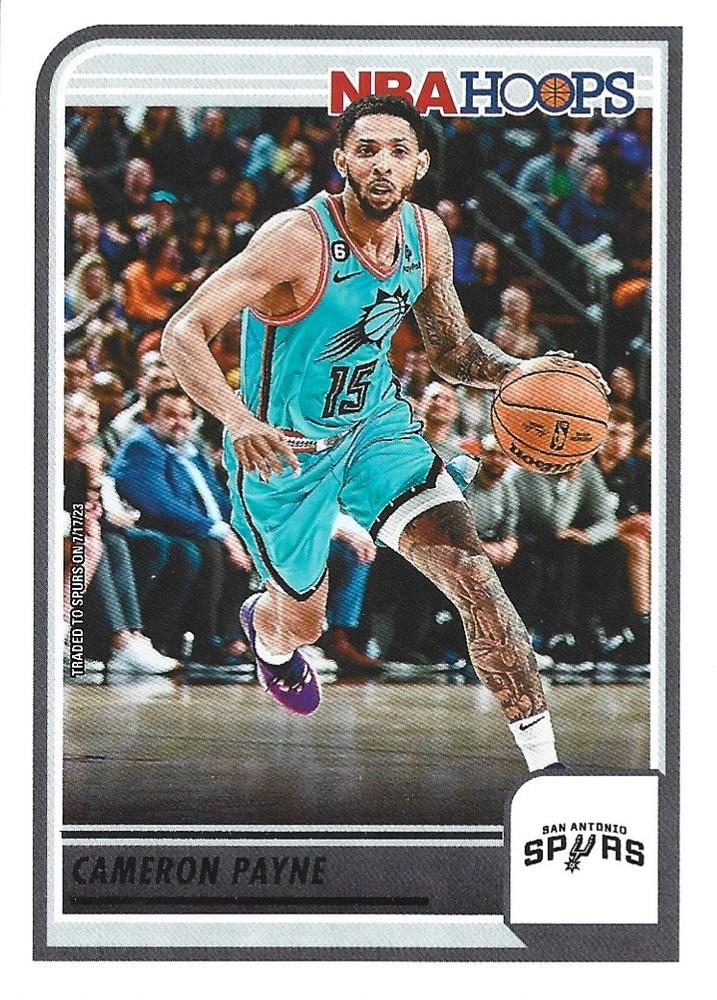 #157 Cameron Payne - San Antonio Spurs - 2023-24 Hoops Basketball