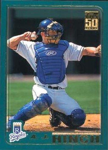 #T157 A.J. Hinch - Kansas City Royals - 2001 Topps Traded & Rookies Baseball