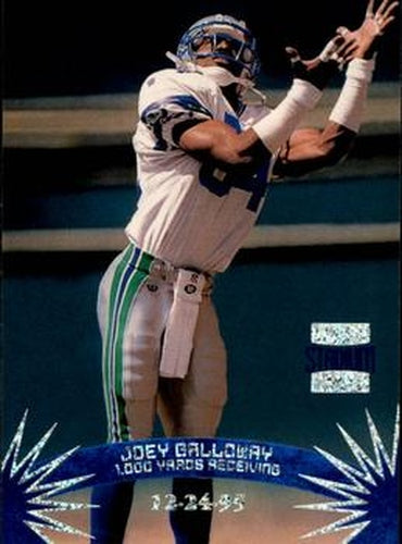 #157 Joey Galloway - Seattle Seahawks - 1996 Stadium Club Football