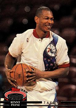 #157 Kenny Payne - Philadelphia 76ers - 1992-93 Stadium Club Basketball