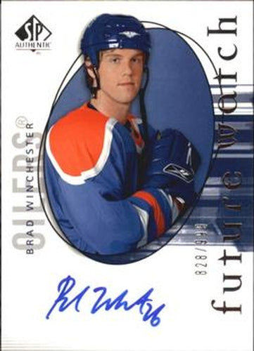 #157 Brad Winchester - Edmonton Oilers - 2005-06 SP Authentic Hockey