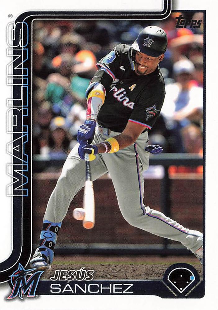 #157 Jesús Sánchez - Miami Marlins - 2025 Topps Baseball