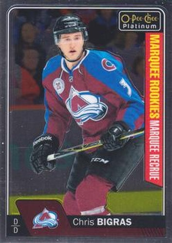 #157 Chris Bigras - Colorado Avalanche - 2016-17 O-Pee-Chee Platinum Hockey