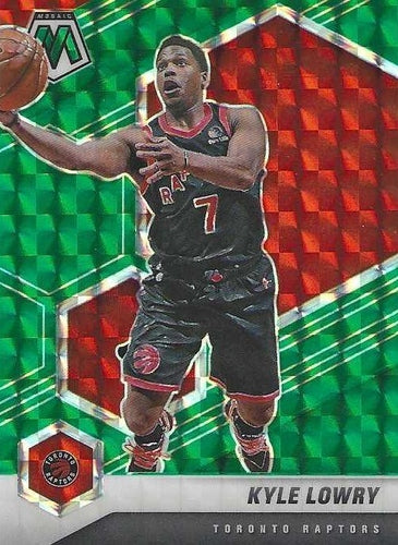 #157 Kyle Lowry - Toronto Raptors - 2020-21 Panini Mosaic - Mosaic Green Basketball