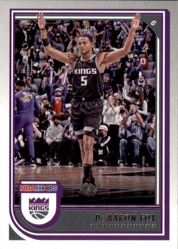 #157 De'Aaron Fox - Sacramento Kings - 2022-23 Hoops Basketball