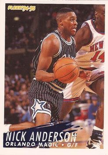 #157 Nick Anderson - Orlando Magic - 1994-95 Fleer Basketball