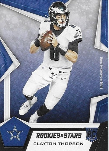 #157 Clayton Thorson - Dallas Cowboys - 2019 Panini Rookies & Stars Football