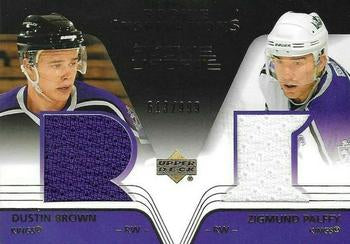#157 Zigmund Palffy / Dustin Brown - Los Angeles Kings - 2003-04 Upper Deck Rookie Update Hockey