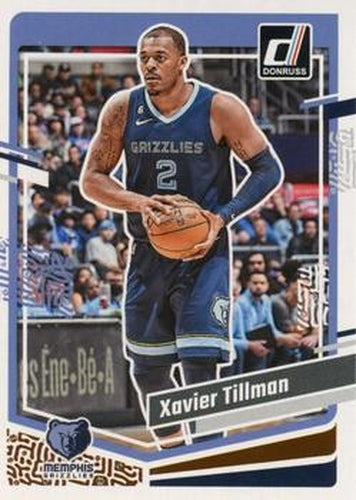 #157 Xavier Tillman - Memphis Grizzlies - 2023-24 Donruss Basketball