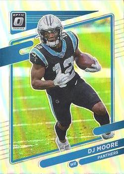 #157 DJ Moore - Carolina Panthers - 2021 Donruss Optic - Holo Football