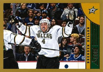 #157 Brenden Dillon - Dallas Stars - 2013-14 Score - Gold Hockey
