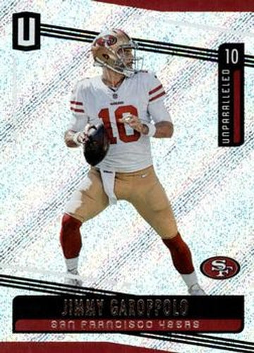 #157 Jimmy Garoppolo - San Francisco 49ers - 2019 Panini Unparalleled Football