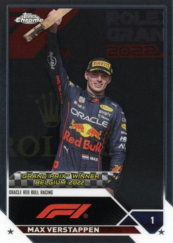 #157 Max Verstappen - Oracle Red Bull Racing - 2023 Topps Chrome Formula 1 Racing