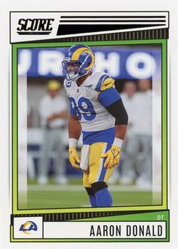 #157 Aaron Donald - Los Angeles Rams - 2022 Score Football