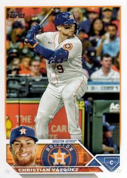 #157 Christian Vazquez - Houston Astros - 2023 Topps Baseball