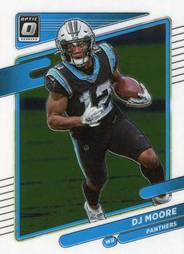 #157 DJ Moore - Carolina Panthers - 2021 Donruss Optic Football