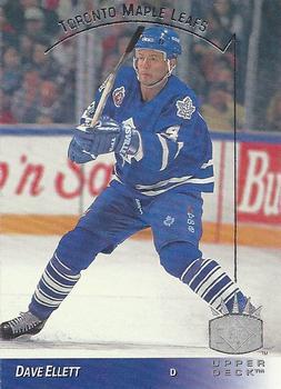 #157 Dave Ellett - Toronto Maple Leafs - 1993-94 Upper Deck - SP Hockey