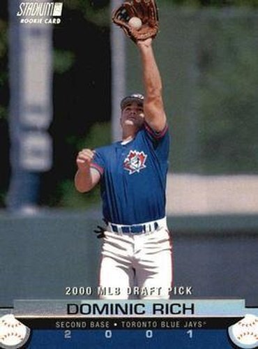 #157 Dominic Rich - Toronto Blue Jays - 2001 Stadium Club Baseball