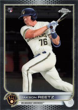 #157 Jakson Reetz - Milwaukee Brewers - 2022 Topps Chrome Baseball