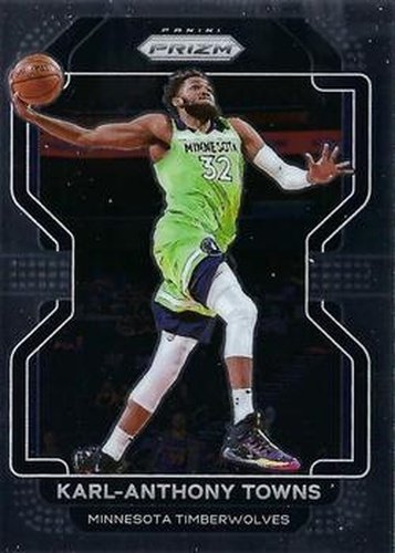 #157 Karl-Anthony Towns - Minnesota Timberwolves - 2021-22 Panini Prizm Basketball