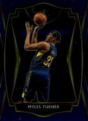 #157 Myles Turner - Indiana Pacers - 2020-21 Panini Select - Blue Basketball