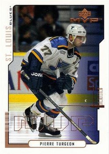 #157 Pierre Turgeon - St. Louis Blues - 2000-01 Upper Deck MVP Hockey