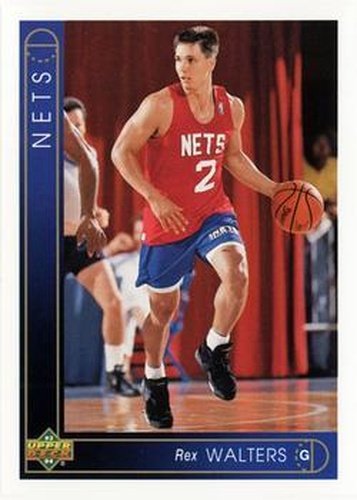 #157 Rex Walters - New Jersey Nets - 1993-94 Upper Deck Basketball