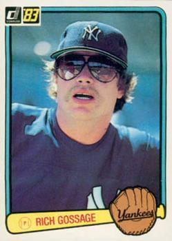 #157 Rich Gossage - New York Yankees - 1983 Donruss Baseball