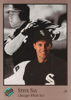 #157 Steve Sax - Chicago White Sox - 1992 Studio Baseball
