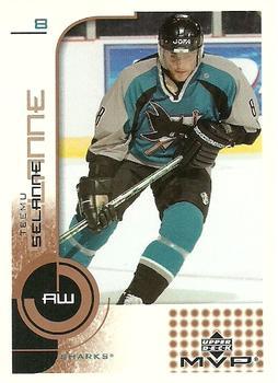 #157 Teemu Selanne - San Jose Sharks - 2002-03 Upper Deck MVP Hockey