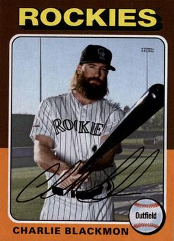 #157 Charlie Blackmon - Colorado Rockies - 2019 Topps Archives Baseball