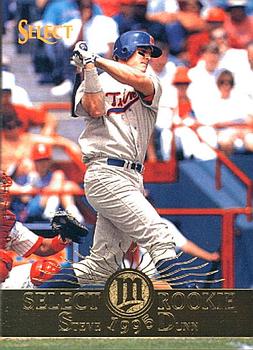 #157 Steve Dunn - Minnesota Twins - 1995 Select Baseball