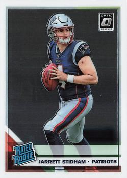 #157 Jarrett Stidham - New England Patriots - 2019 Donruss Optic Football