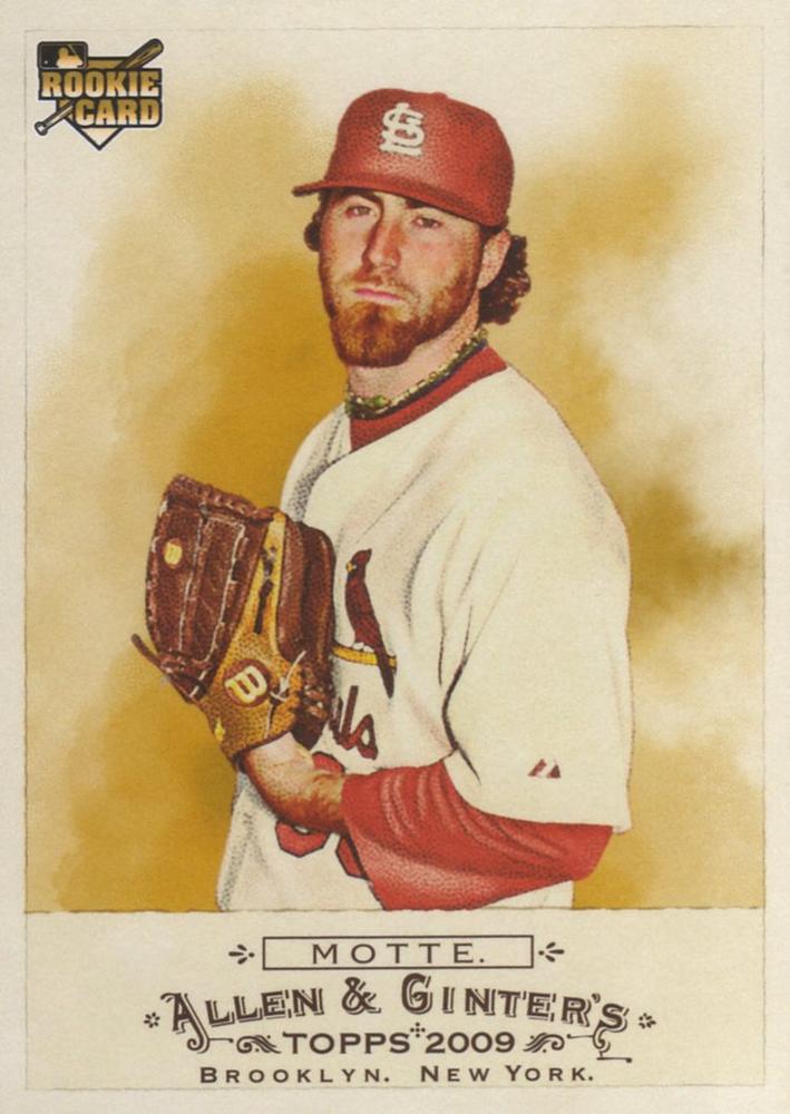 #157 Jason Motte - St. Louis Cardinals - 2009 Topps Allen & Ginter Baseball