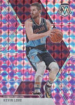 #157 Kevin Love - Cleveland Cavaliers - 2019-20 Panini Mosaic - Camo Pink Basketball