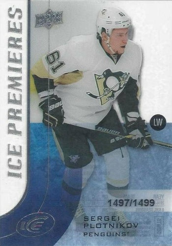 #157 - Sergei Plotnikov - Pittsburgh Penguins - 2015-16 Upper Deck Ice Hockey