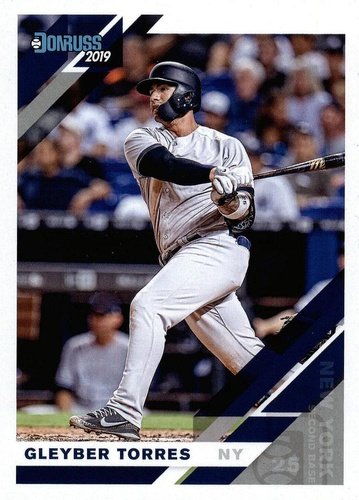 #157 Gleyber Torres - New York Yankees - 2019 Donruss Baseball