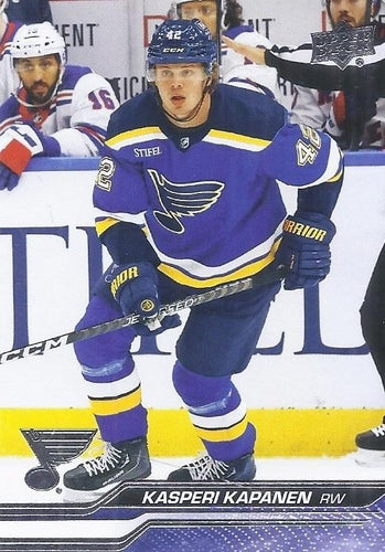 #157 Kasperi Kapanen - St. Louis Blues - 2023-24 Upper Deck Hockey