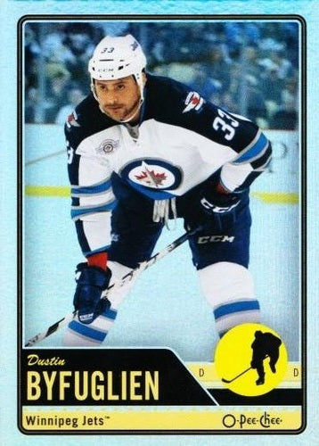 #158 Dustin Byfuglien - Winnipeg Jets - 2012-13 O-Pee-Chee - Rainbow Hockey