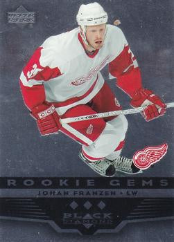 #158 Johan Franzen - Detroit Red Wings - 2005-06 Upper Deck Black Diamond Hockey