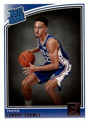 #158 Landry Shamet - Philadelphia 76ers - 2018-19 Donruss Basketball