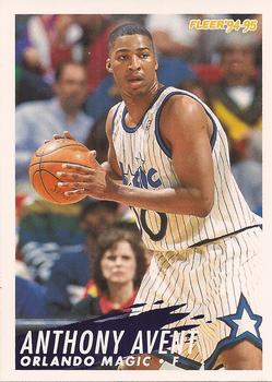 #158 Anthony Avent - Orlando Magic - 1994-95 Fleer Basketball